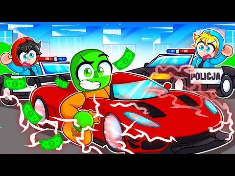POLICJA GONI NAS w Roblox!