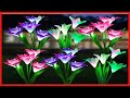 Solar Lights Outdoor Garden Decorative Flowers 6 Pack WdtPro Waterproof Solar Garden Lights