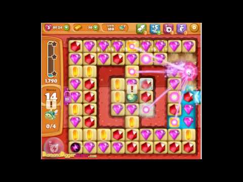 Diamond Digger Saga Level 108 Walkthrough