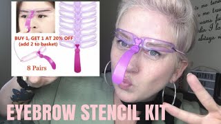 Eyebrow stencil Kit! Various shapes! eBay buy!