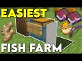 Easiest Fish Farm Minecraft Bedrock 1.20!