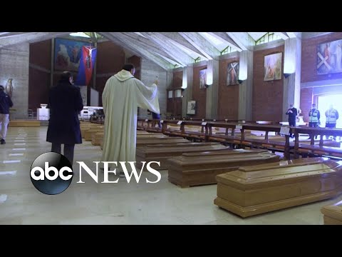 歐洲在冠狀病毒爆發中迎來嚴峻的里程碑 (Europe hits grim milestones amid coronavirus outbreak)