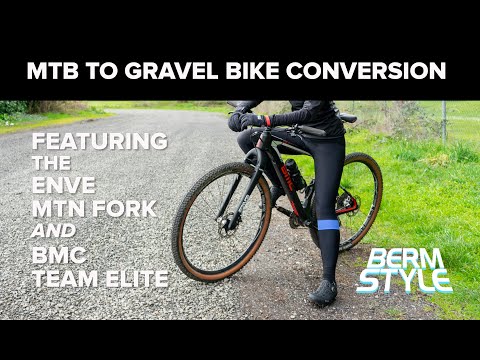 MTB to Gravel Bike Conversion (featuring the Enve Carbon Mountain Fork and BMC Teamelite)