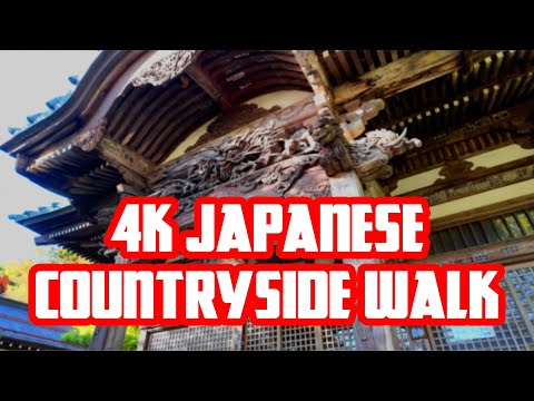 Peaceful JAPANESE COUNTRYSIDE WALK 🇯🇵 Yamanochi to Shibu Onsen | 4K | Binaural Sound