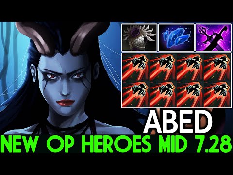 ABED [Queen of Pain] New OP Heroes Mid with Aghanim's Shard Dota 2