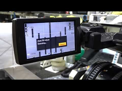 Sony PXW Z190 Flange Back Adjustment