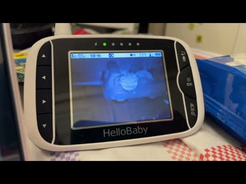 HelloBaby Baby Monitor Review | 720P HD Display Video Baby Monitor with Camera and Audio