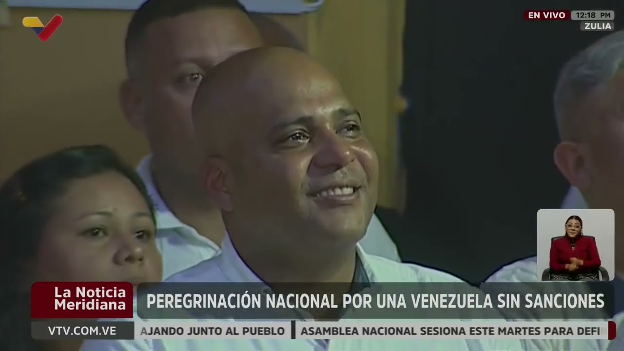 Diosdado Cabello en Cabinas (Zulia), peregrinación contra las sanciones a Venezuela
