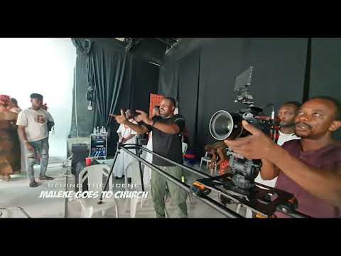 behind the scenes ,maleke goes to church