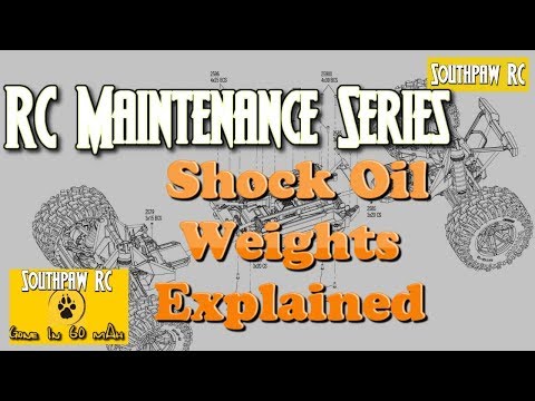 RC Maintenance Series-Episode 5 RC Shock Oil Weights Explained