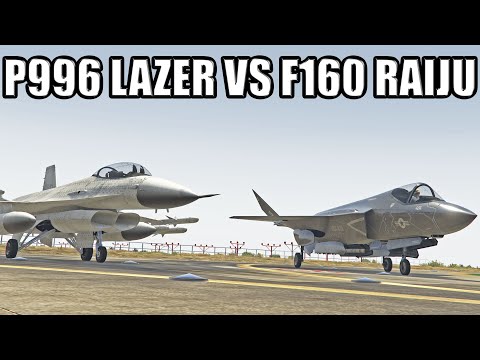 F160 Raiju Vs P996 Lazer: Speed, Armor, Dogfighting, & Agility Etc | Which Is The Best Jet?