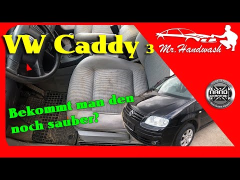 VW Caddy 2K Extrem verschmutzt. Diese Innenreinigung lohnt sich!