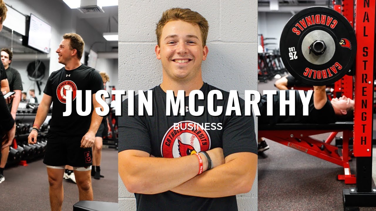 Thumbnail for video Justin Found His Team, His Passion, and His Future at Catholic University
