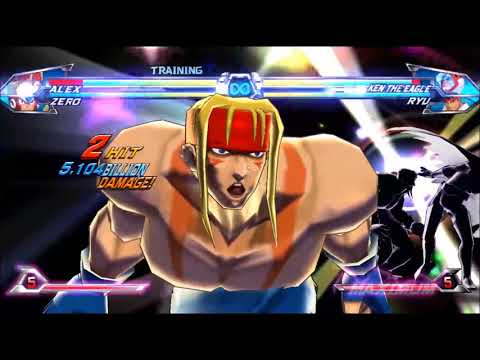 Tatsunoko vs. Capcom: UAS- Some Alex Combos