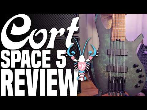 Cort Space 5 SDG | Artisan Series 5-String Bass Guitar, Star Dust Green. New with Full Warranty! image 24