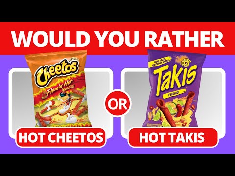 Would You Rather? Snacks & Junk Food Edition | Food Quiz