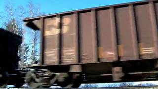 preview picture of video 'BNSF U-MADALL, 1-12-10'