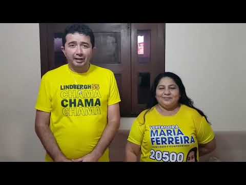 Maria ferreira candidata a vereadora apoia prefeito jijoca de Jericoacoara CE Lindeberg Martins PSD