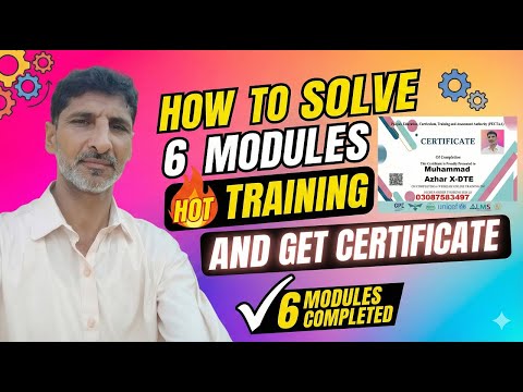 How to Solve 6 Modules HOT Training & Get Certificate | Complete Guide 2025 | Bukhari Taleemat