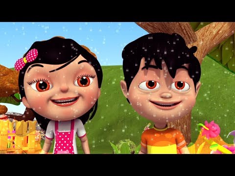 Rim Jhim Rim Jhim Barish Aayi | Hindi Nursery Poem | रिम झिम बारिश आई | Hindi Rhyme For Kids