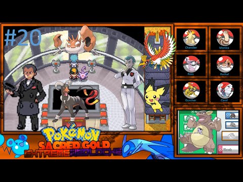 Let's Play Pokemon Sacred Gold Extreme Wedlocke:  Part 20 - Team Rocket Blasting Off For Good
