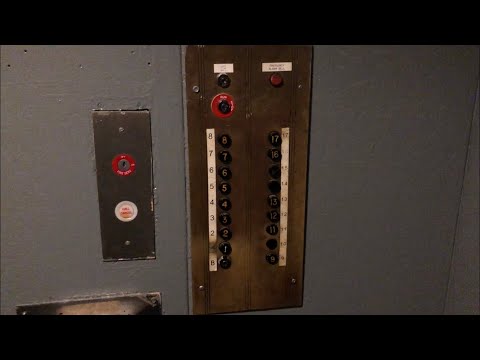 (Retake) AMAZING Vintage Haughton Traction Elevator @ 6230 Condominiums - Chicago, IL.