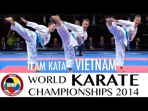 Team Kata VIETNAM. Kata Paiku. 2014 World Karate Championships. | WORLD KARATE FEDERATION