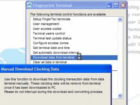 TCMS V2.2 - New Version_12-Downloading data from the terminals