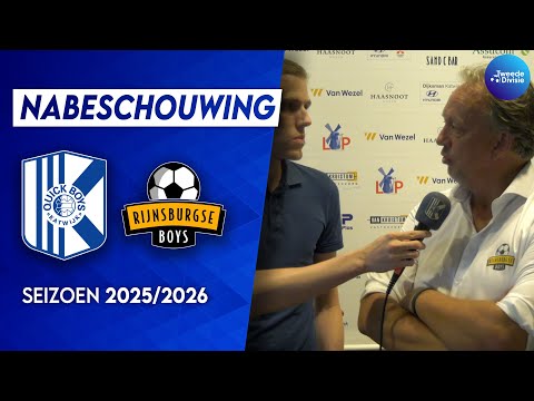 Quick Boys vs. Rijnsburgse Boys Review | Adrie Poldervaart & René van der Kooij