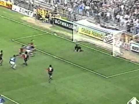 SAMPDORIA-CAGLIARI 1-2   (SerieA '95/'96) 31' Maniero (SA), 53' Dario Silva, 68' Oliveira
