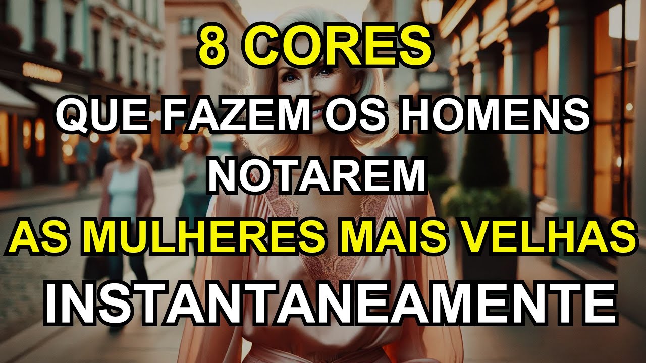 8 cores que fazem os homens notarem as mulheres mais velhas instantaneamente