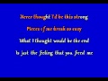 Standing Still karaoke (instrumental with lyrics ...