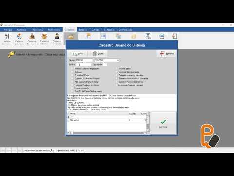 Cadastrando novo usuário
