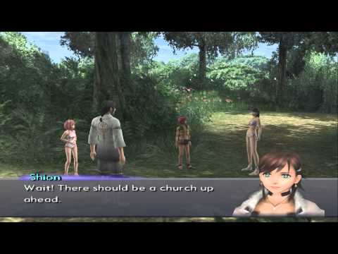 Xenosaga III HD Cutscene 110 - Febronia (Miltia Forest) - JAPANESE - SWIMSUIT MODE
