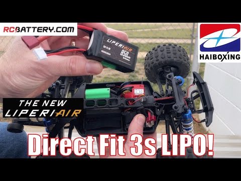 Direct Fit 3s LIPO Power for Haiboxing 16890a! The LiperiAir 850 mAh 3s - Speed Runs and Fun!