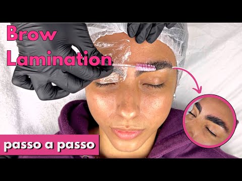 ✅ How to do brow lamination step by step