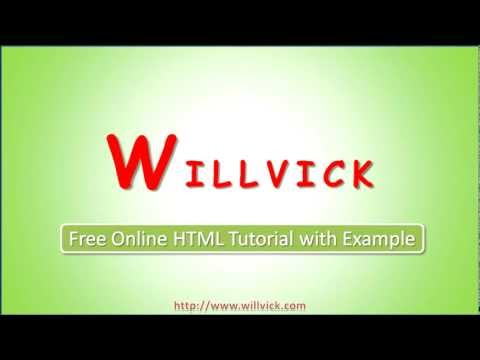 HTML Tutorial with examples