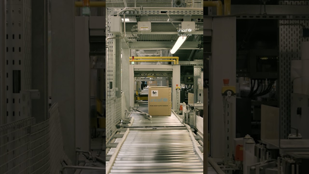 This #WarehouseWednesday, tune in to the satisfying sounds of the UNICEF Supply warehouse at work.