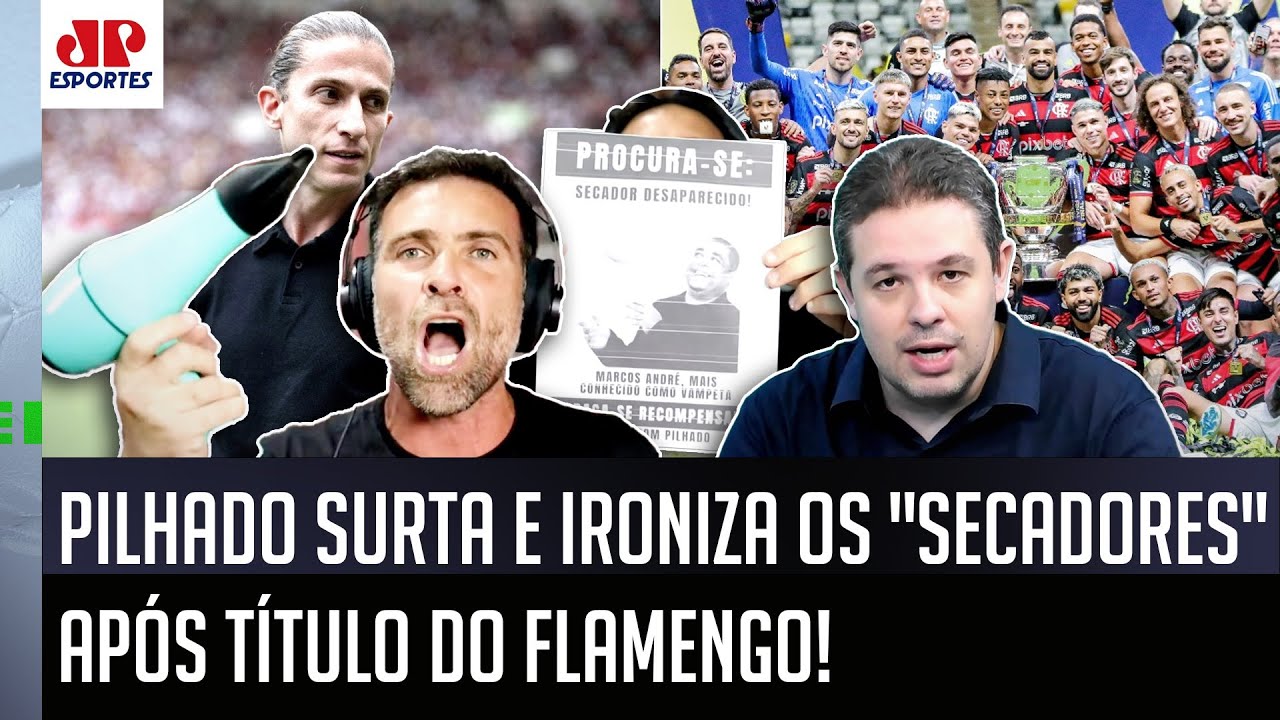 "CADÊ OS SECADORES??? Esse TÍTULO do Flamengo PROVOU que o Filipe Luís..." Campeão é EXALTADO!