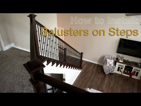 How to Install Iron Balusters on Steps