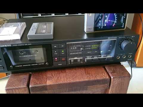 Onkyo TA-2025 Record test on a Type II cassette TDK SA54 (Very nice result)