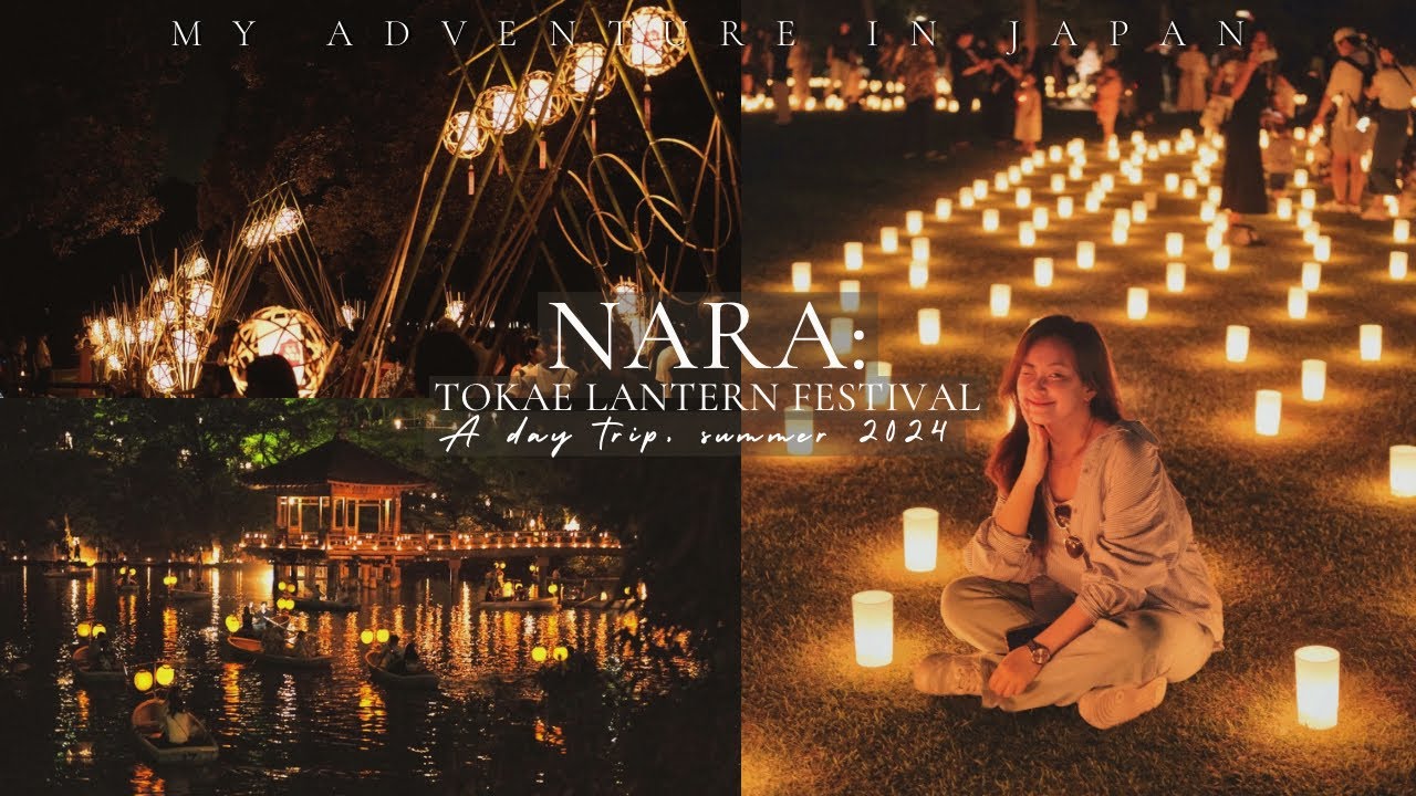 Experience the enchanting Nara Tokae Lantern Festival as a tourist.