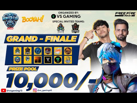 *🔥VS ESPORTS WINTER CUP**💫ORGANIZED BY* - VS GAMING *💸PRIZEPOOL* - 10,000*💥GRAND FINALS*``