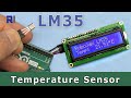 Display Temperature on LCD1602 using LM35 Temperature Sensor with Arduino