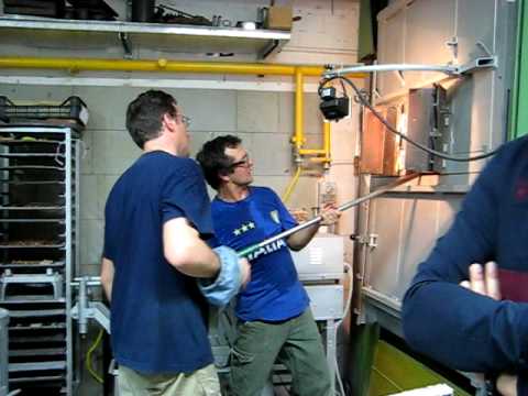 Finishing a Murano Glass Fish