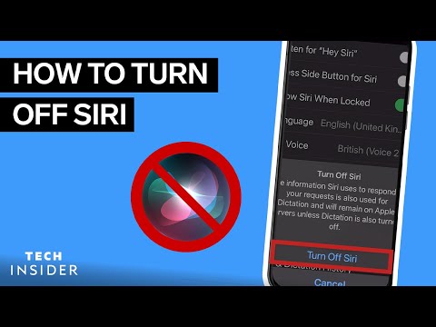 如何關閉Siri (How To Turn Off Siri)