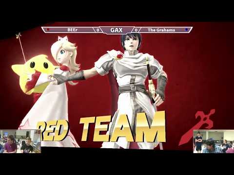 GAXS 2018 Smash 4 Doubles - Grahams (duncathan + Beezy; Blue) vs Beast Mode (Scubbss + Qwexe; Red)