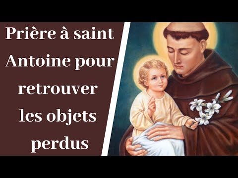 Prière à saint Antoine de Padoue pour retrouver les objets perdus
