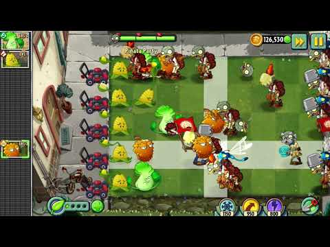 Plants vs Zombies 2 gameplay - Piñata Party - 2/6/2021