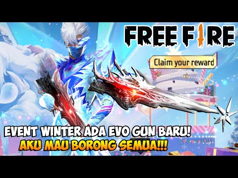 ADA SALJU DI FREE FIRE DAN EVO GUN TERBARU AKU SAATNYA KITA BORONG SEMUA! Free Fire
